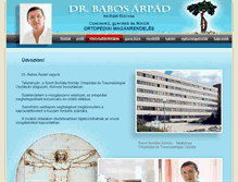 Tablet Screenshot of dr-babos-arpad.hu